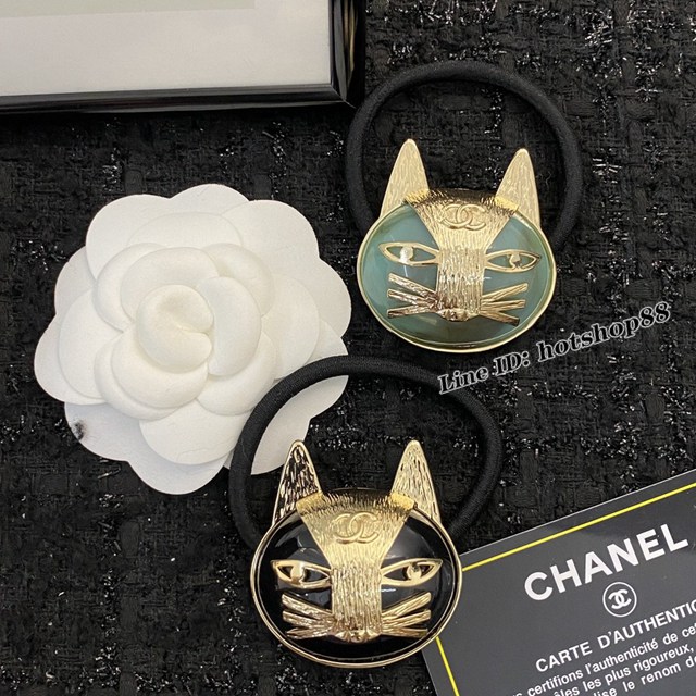 Chanel專櫃新款飾品 香奈兒高仿粉色發繩 zgb2705